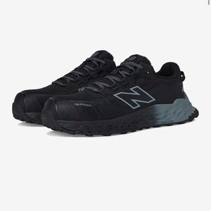 New Balance Men's Black and Gray Athletic Shoes-Steel Toe work shoes.
